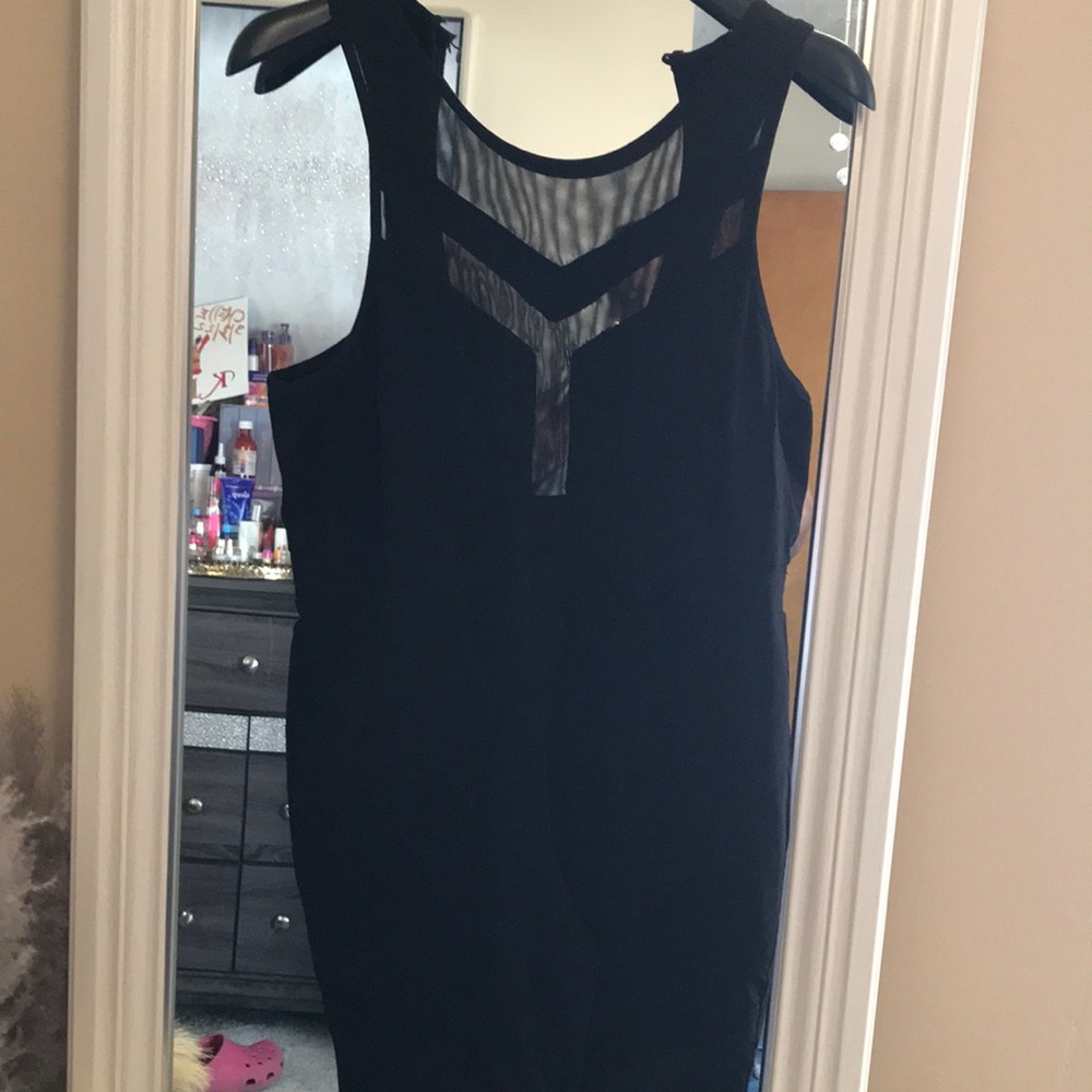 Sleeveless Sheer trimmed Jumpsuit